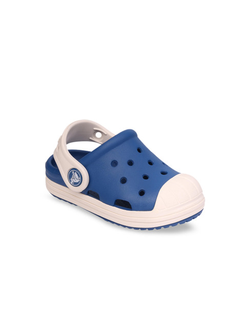 

Crocs Unisex Kids Blue & White Solid Clogs