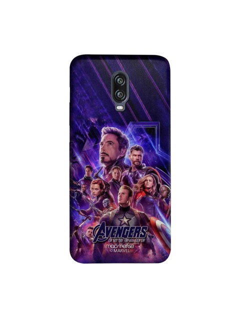 

macmerise Blue & Purple Marvel Comics Avengers Endgame Poster Sublime OnePlus 6T Back Case