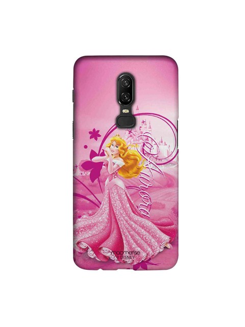

macmerise Pink & Yellow Disney Aurora Sublime OnePlus 6 Back Case