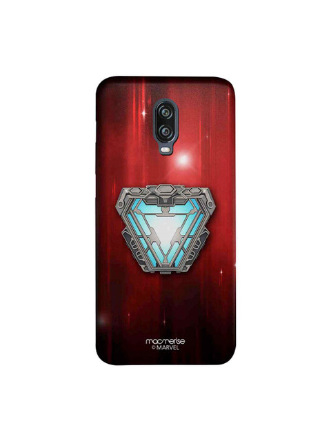 

macmerise Red & Grey Marvel Comics Iron Man Infinity Arc Reactor Sublime OnePlus 6T Back Case