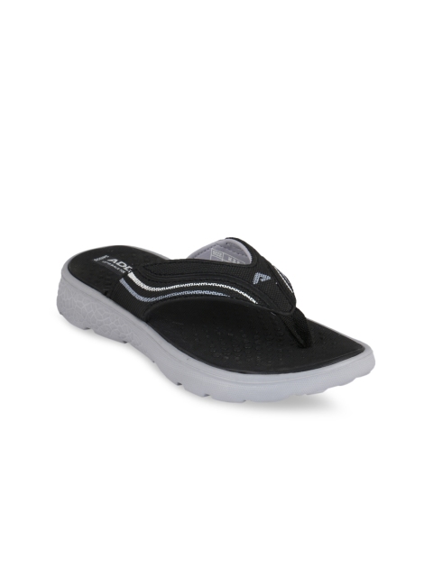 

Adda Women Black Solid Thong Flip-Flops