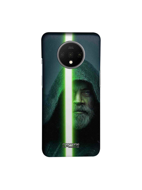

macmerise Teal Blue & Green Star WarsLight Saber Sublime OnePlus 7T Back Cover