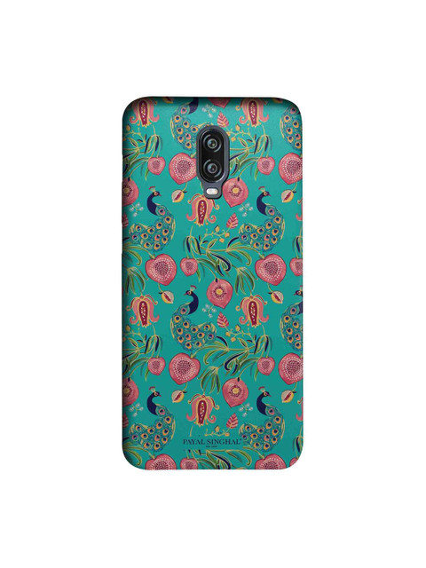 

macmerise Teal Green & Pink Anaar & Mor Sublime OnePlus 6T Back Case