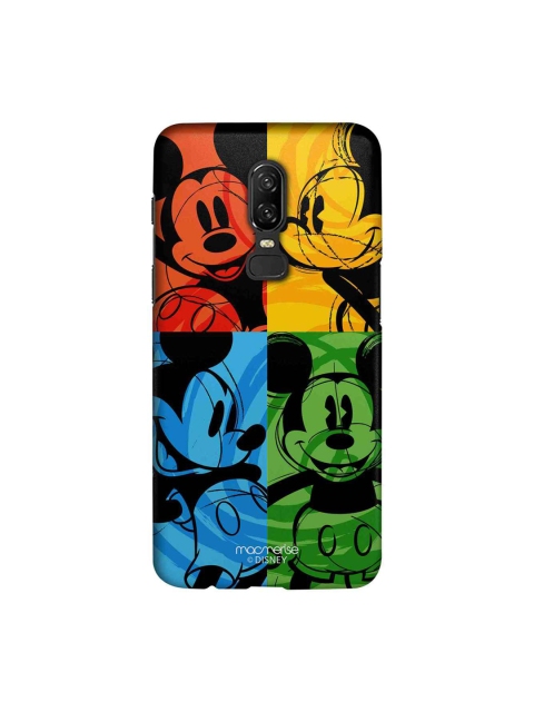 

macmerise Black & Yellow Disney Shades Of Mickey OnePlus 6 Back Case