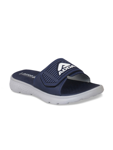 

Adda Women Navy Blue Solid Sliders