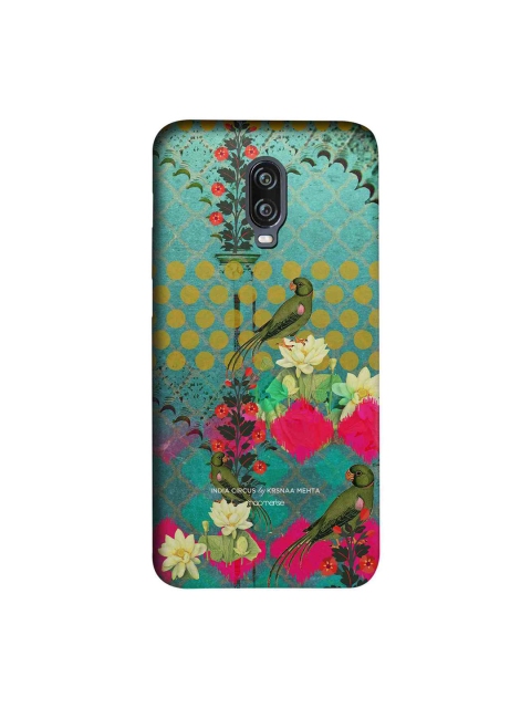 

macmerise Green & Pink India Circus Mitthu Miya Sublime OnePlus 6T Back Case