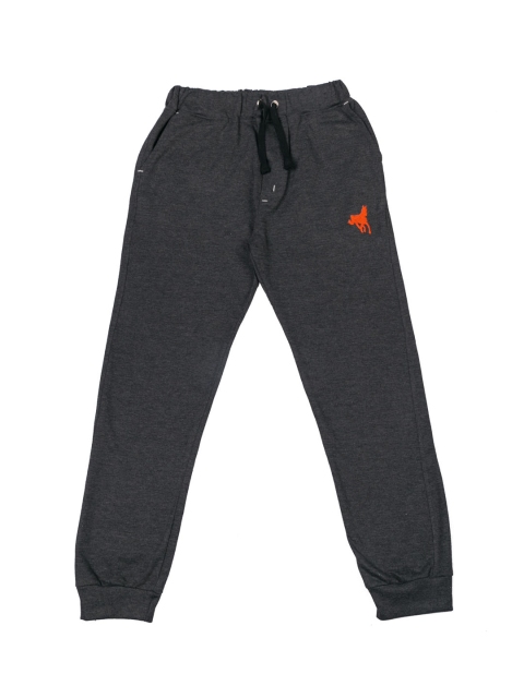 

Todd N Teen Boys Charcoal Grey Solid Joggers