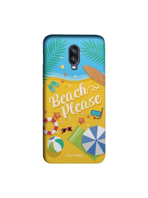 

macmerise Yellow & Blue Beach Please Sublime OnePlus 6T Back Case