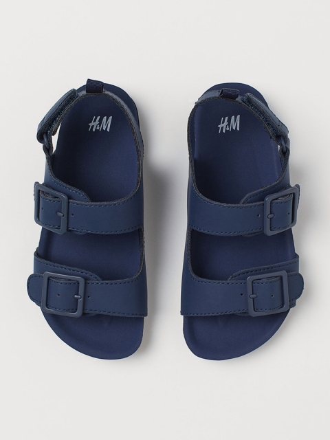

H&M Boys Blue Solid Comfort Sandals