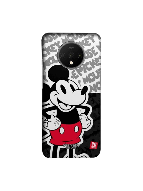

macmerise White & Black DisneyMickey Strike A Pose Sublime OnePlus 7T Back Cover
