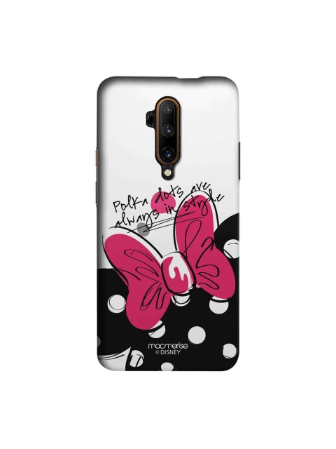 

macmerise White & Black Disney Polka Minnie Sublime OnePlus 7T Pro Back Case