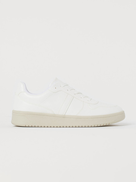 

H&M Women White Solid Trainers