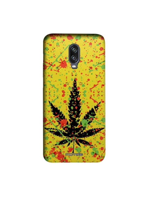 

macmerise Yellow & Black Rasta Splash Sublime OnePlus 6T Back Cover
