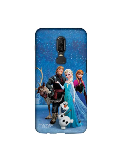 

macmerise Blue & Black Disney Frozen Together Sublime OnePlus 6 Back Case