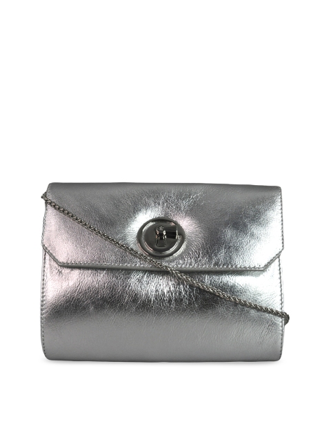 

ILEX Silver-Toned Solid Sling Bag