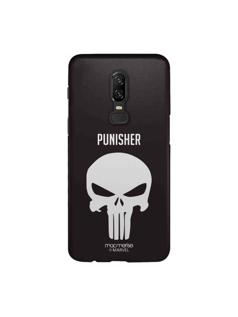 

macmerise Black & White Marvel Comics Punisher Symbol Sublime OnePlus 6 Back Case