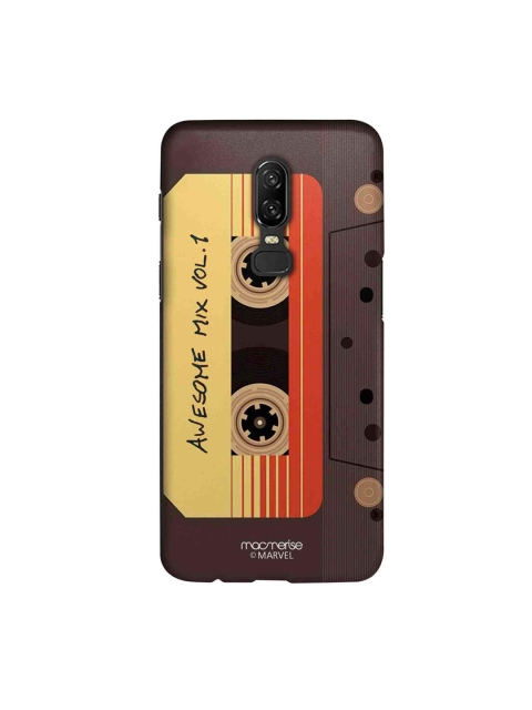 

macmerise Brown & Beige Marvel ComicsAwesome Mix Tape Sublime OnePlus 6 Back Cover