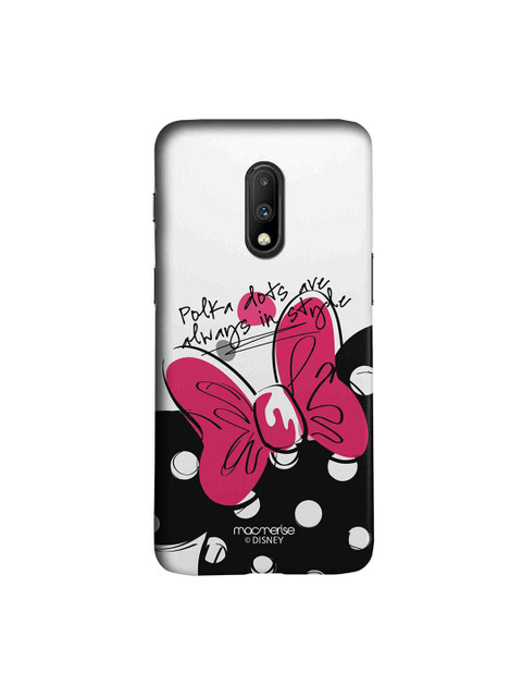 

macmerise White & Pink DisneyPolka Minnie Sublime OnePlus 7 Back Cover