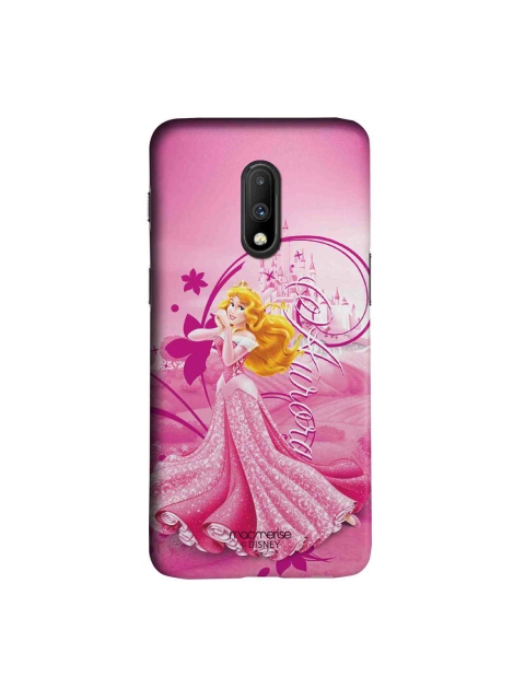 

macmerise Pink & Yellow Disney Aurora Sublime OnePlus 7 Back Case