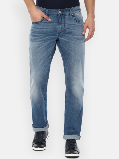 

Louis Philippe Jeans Men Blue Slim Fit Mid-Rise Clean Look Stretchable Jeans