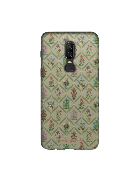 

macmerise Green & Blue Payal Singhal Mughal Motifs Sublime OnePlus 6 Case