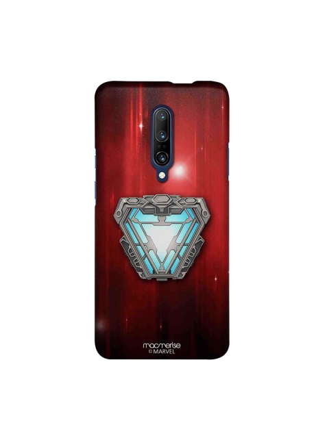 

macmerise Red & Blue Marvel Comics Iron man Infinity Arc Reactor Sublime OnePlus 7 Pro Back Cover