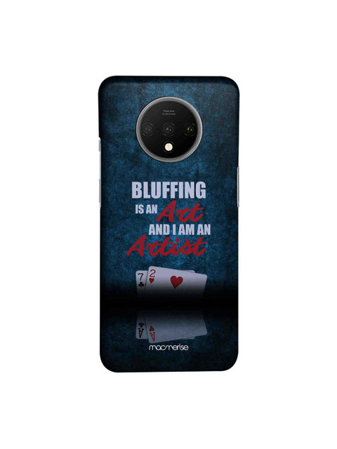 

macmerise Blue & White Art of Bluffing Sublime OnePlus 7T Case