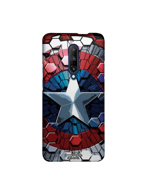 

macmerise Blue & Red Marvel Comics Hex Shield Sublime OnePlus 7 Pro Back Case