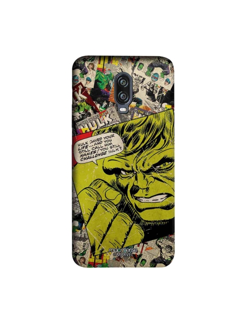 

macmerise Green & Black Marvel Comics Hulk Sublime OnePlus 6T Back Case