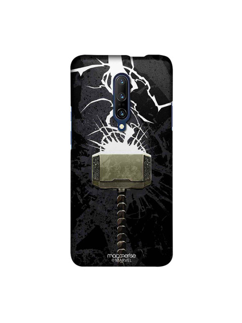 

macmerise Black & White Marvel Comics The Thunderous Hammer Sublime OnePlus 7 Pro Back Case