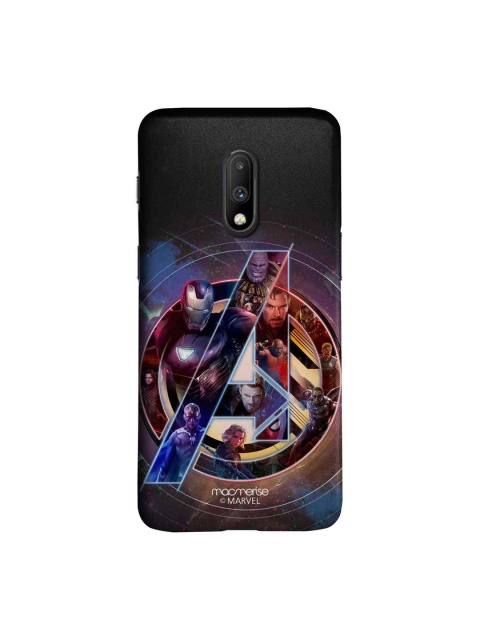 

macmerise Red & Blue Avengers Infinity World Sublime OnePlus 7 Mobile Case