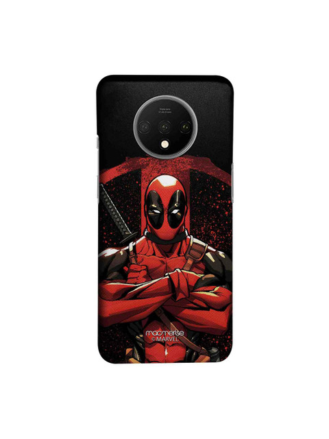 

macmerise Black & Red Marvel Comics Deadpool Stance OnePlus 7T Back Case