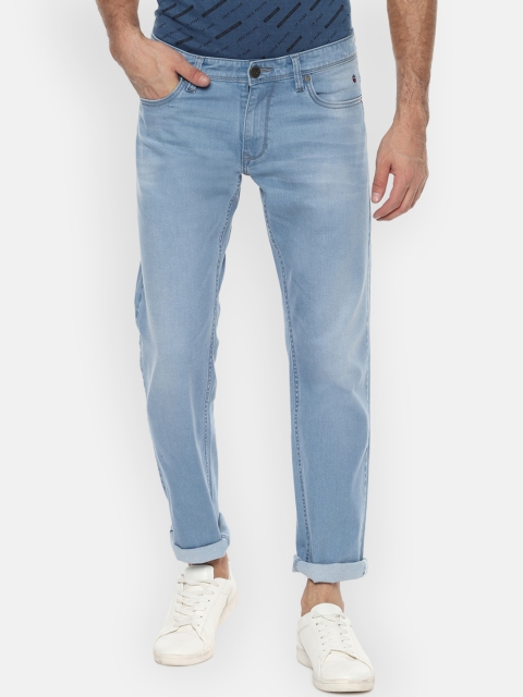 

Louis Philippe Jeans Men Blue Slim Fit Mid-Rise Clean Look Stretchable Jeans