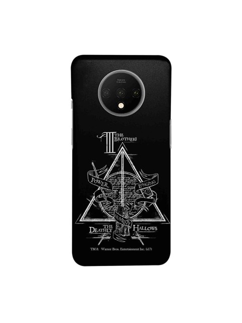 

macmerise Black & White Harry Potter The Deathly Hallows Sublime OnePlus 7T Back Case