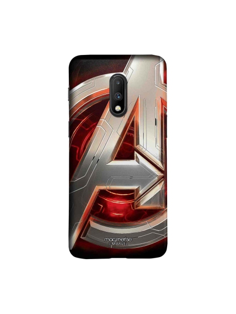 

macmerise Red & Grey Marvel Comics Avengers Version 2 Sublime OnePlus 7 Case