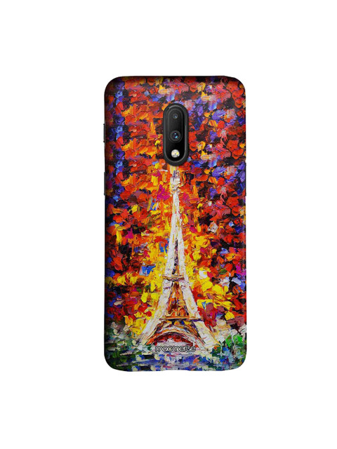 

macmerise Purple & Red Artistic Eifel OnePlus 7 Back Case