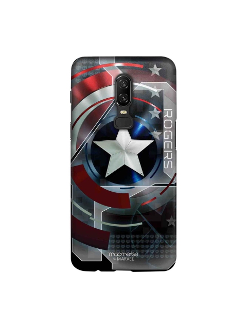 

macmerise Grey & Red Marvel Comics Captain America Rogers Sublime OnePlus 6 Back Case