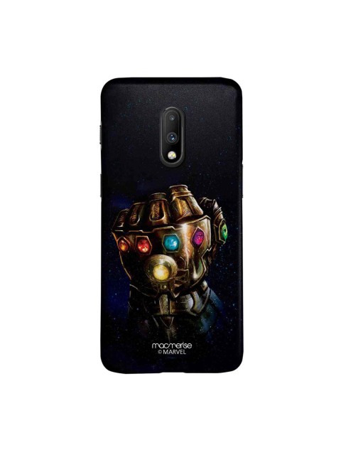 

macmerise Black & Gold-Toned Marvel Comics The Gauntlet Punch Sublime OnePlus 7 Back Case