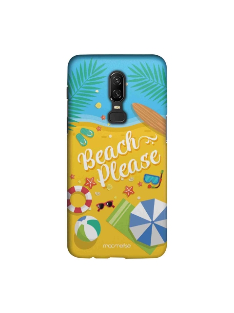 

macmerise Yellow & Blue Beach Please Sublime OnePlus 6 Back Case