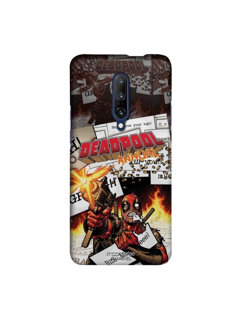 

macmerise Charcoal Grey & Red Marvel Comics Deadpool Sublime OnePlus 7 Pro Case