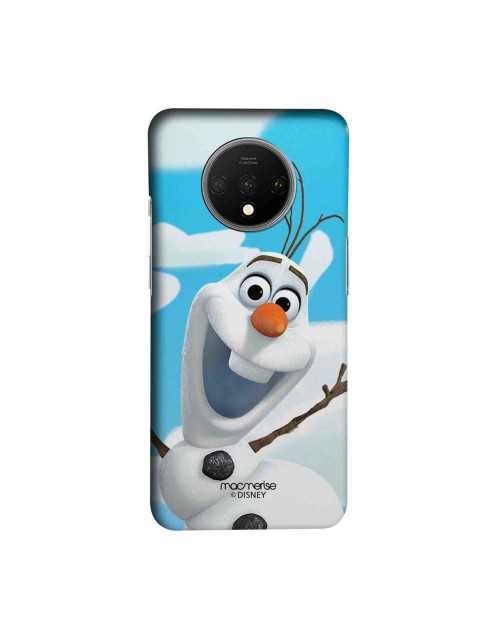 

macmerise White & Blue Disney Oh Olaf Sublime OnePlus 7T Back Cover