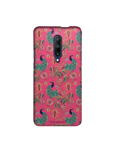 

macmerise Pink & GreenPayal Singhal Aar & Mor Pink Sublime OnePlus 7 Pro Back Cover