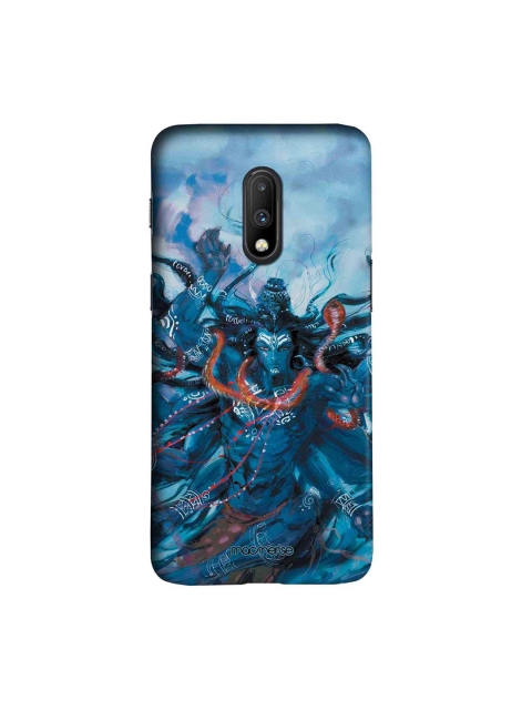 

macmerise Grey & Blue Graphic India Shiva Tandav Sublime OnePlus 7 Back Case