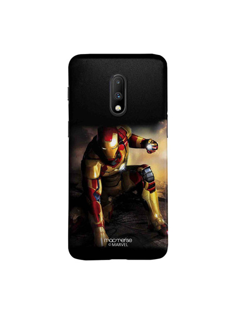 

macmerise Black & Red Marvel Comics Iron Man Mark 42 Sublime OnePlus 7 Back Cover