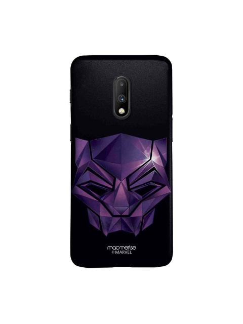 

macmerise Black & Purple Marvel Comics Black Panther Logo Sublime OnePlus 7 Back Case