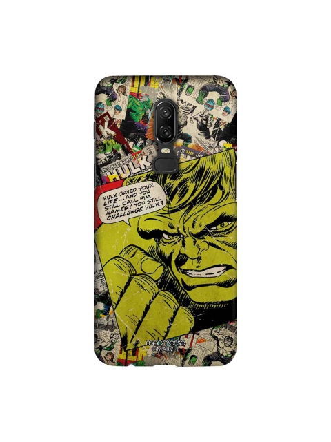 

macmerise Multicoloured Marvel Comics Hulk Sublime OnePlus 6 Case, Multi