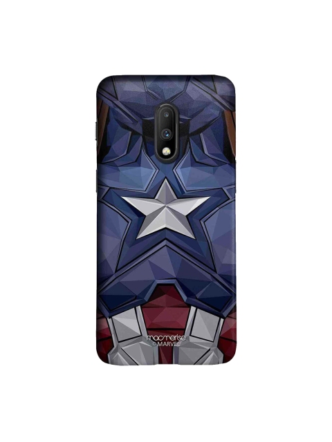 

macmerise Blue & White Marvel Comics Captain America Vintage Suit OnePlus 7 Back Cover