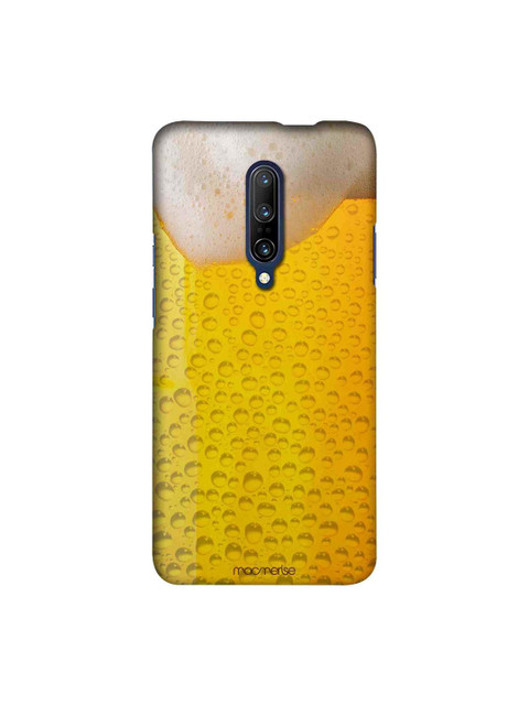 

macmerise Yellow & Beige Chug It Sublime OnePlus 7 Pro Back Cover