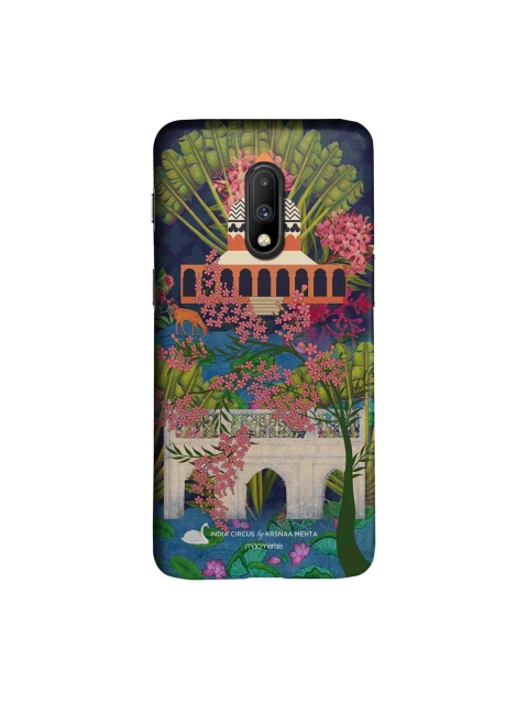 

macmerise Blue & Green Blossoms Sublime OnePlus 7 Back Case