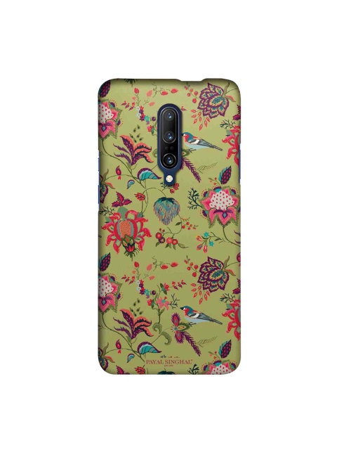 

macmerise Olive Green & Pink Payal Singhal Chidiya Sublime OnePlus 7 Pro Back Case